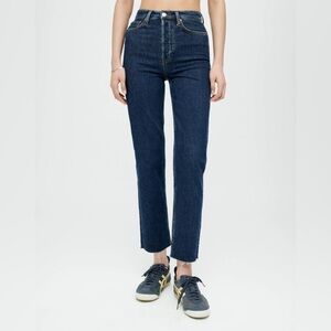 Re/done

70s Stove Pipe High-Rise Crop Jeans